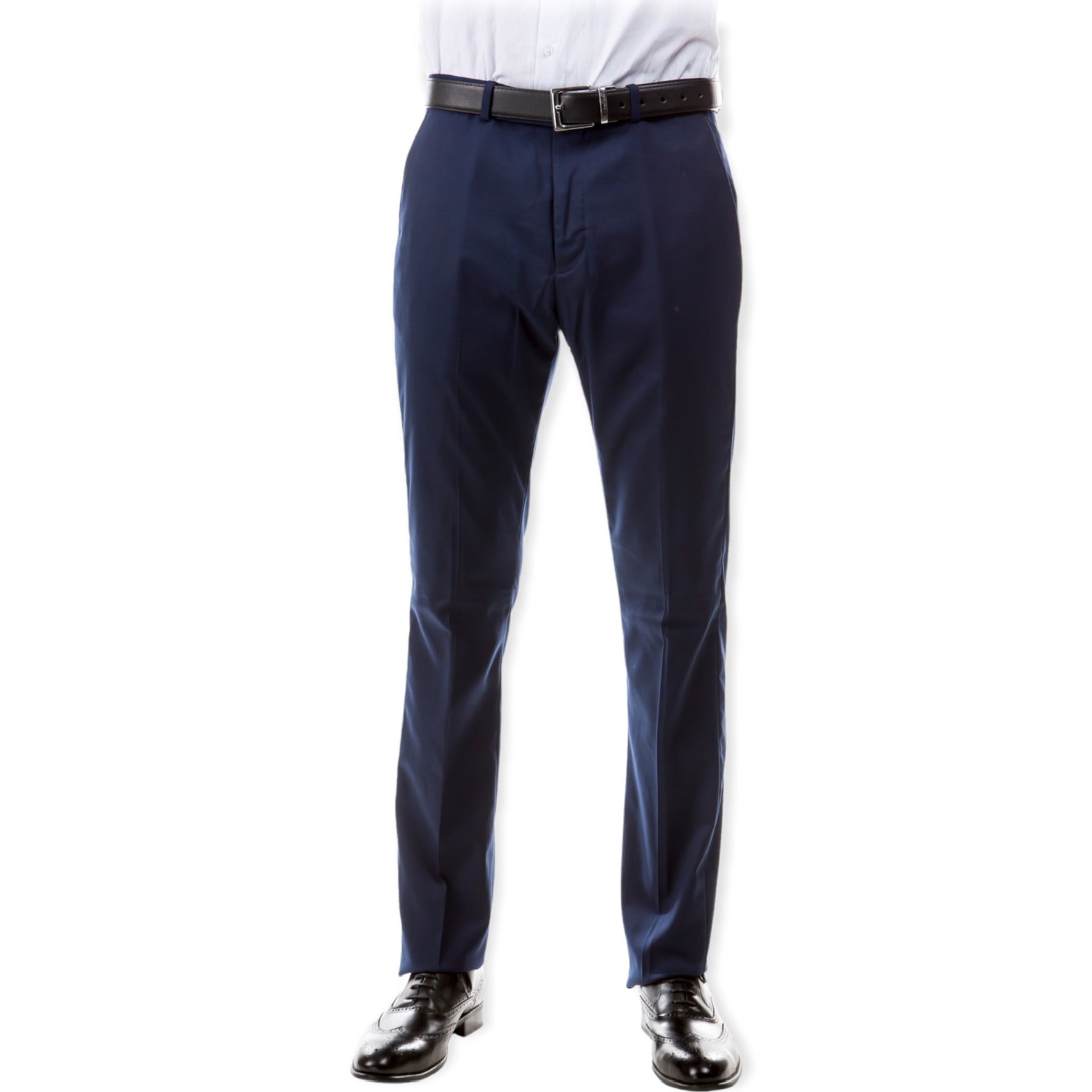 ZE GARIE: Flat Front Modern Fit Dress Pant MP346